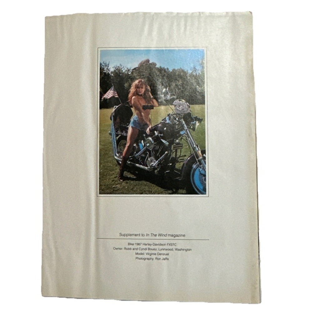 Lot Of 5 Vintage In The Wind Motorcycle Magazine 1990s Girls Cool Pictures - Picture 14 of 14
